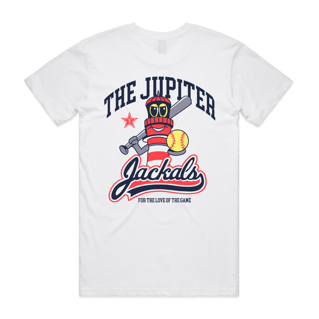Jupiter Jackals White T Shirt | Breezy Golf