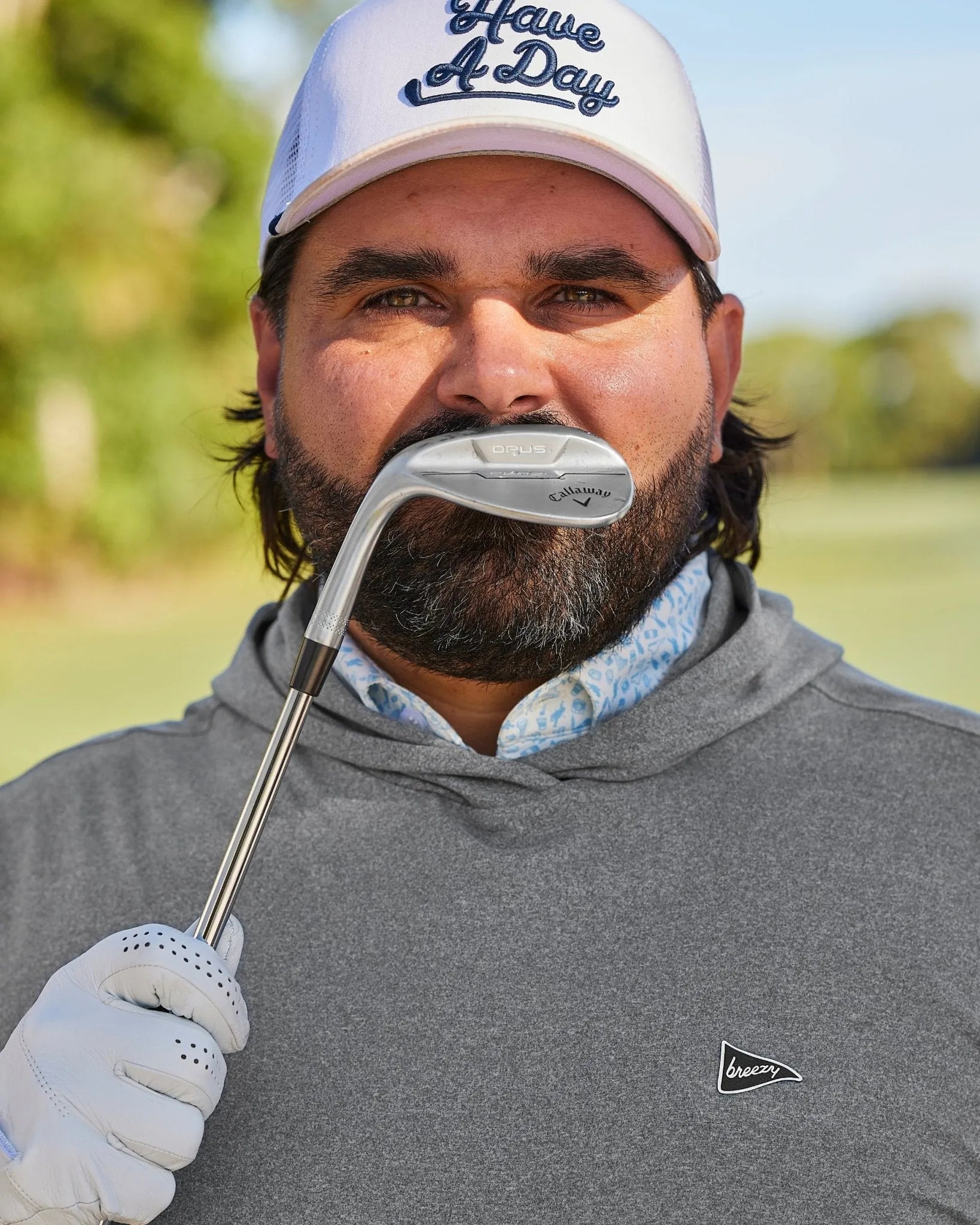 The Gimme Hoodie Dark Gray - Breezy Golf