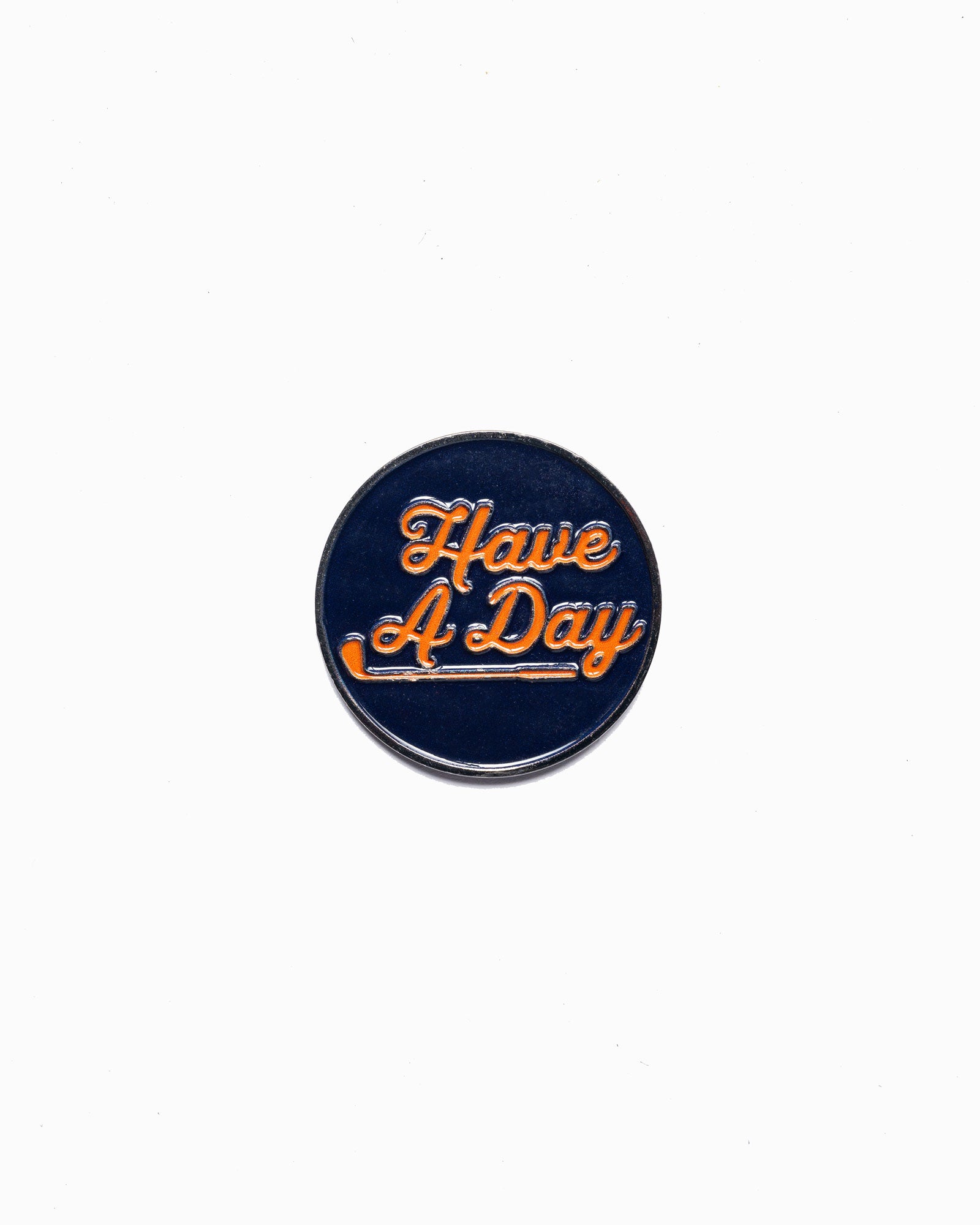 Have A Day Navy & Orange Ball Marker | Breezy Golf