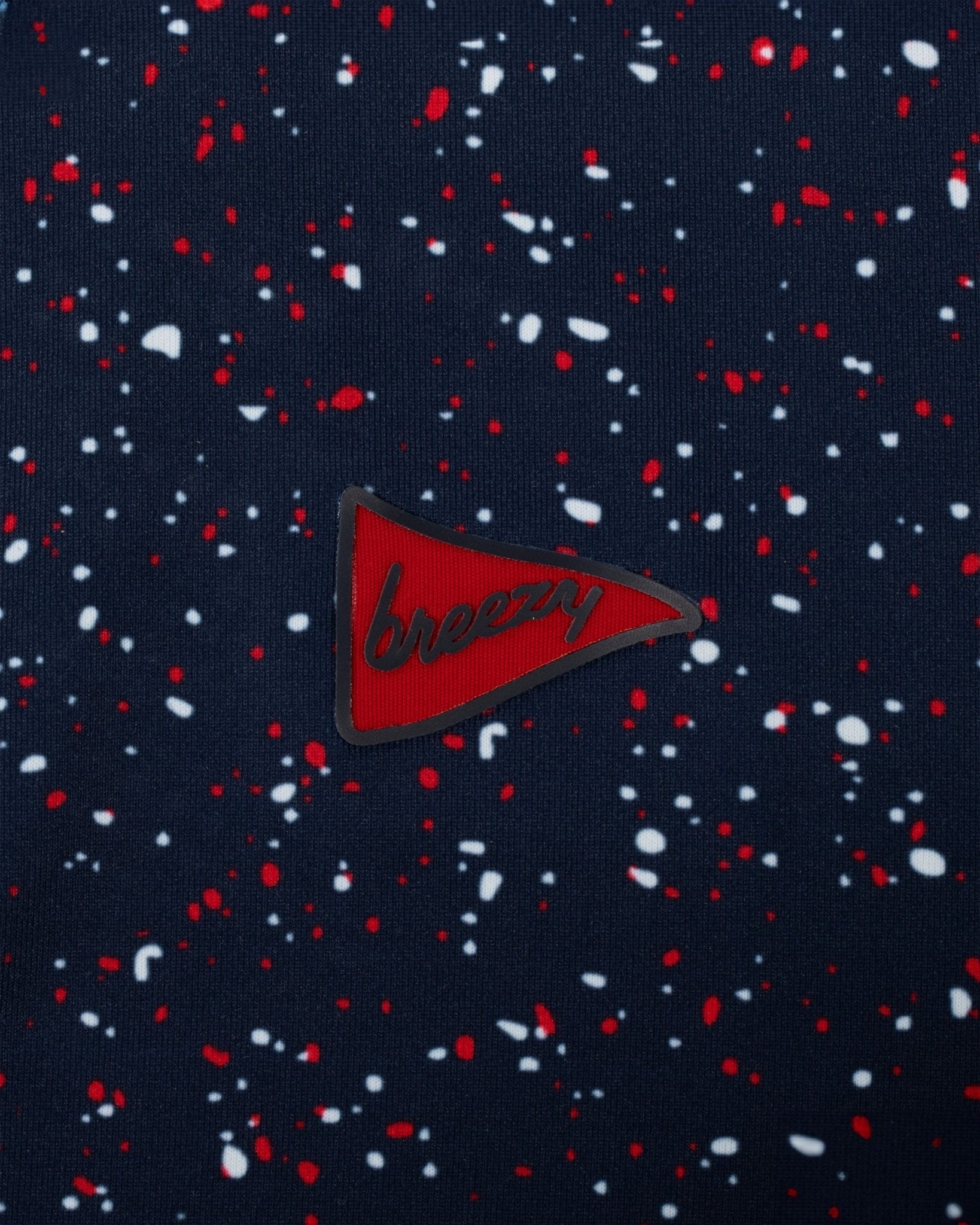 The USA Splatter Navy Polo - Breezy Golf