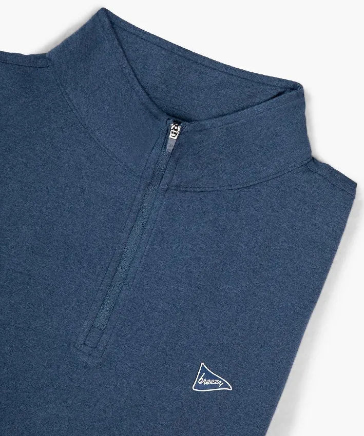 The Gimme Quarter - Zip Navy - Breezy Golf