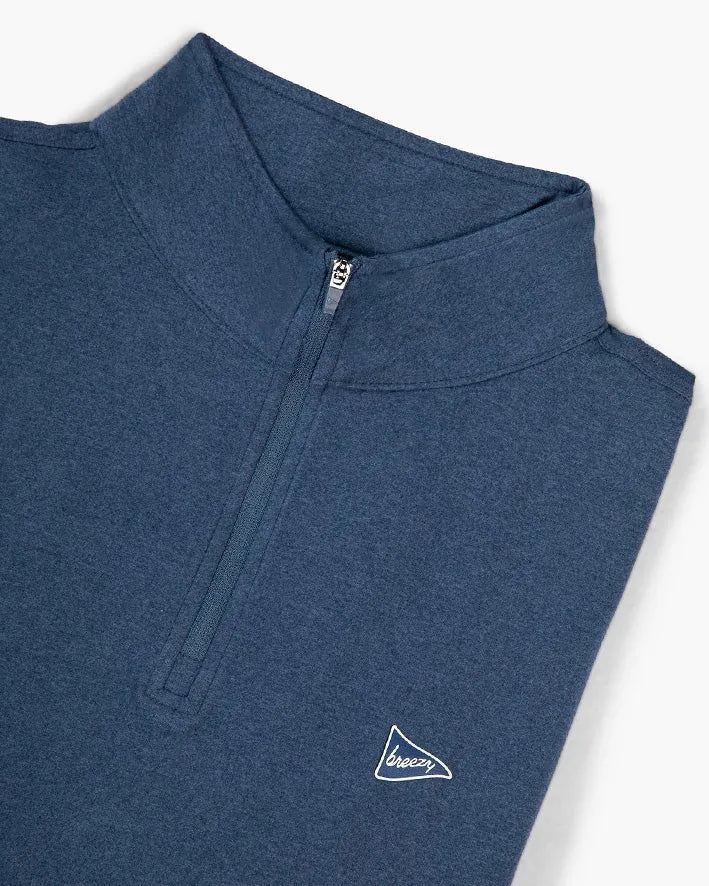 The Gimme Quarter - Zip Navy - Breezy Golf
