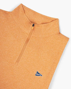 The Gimme Quarter-Zip Horizon Orange Golf Outerwear | Breezy Golf