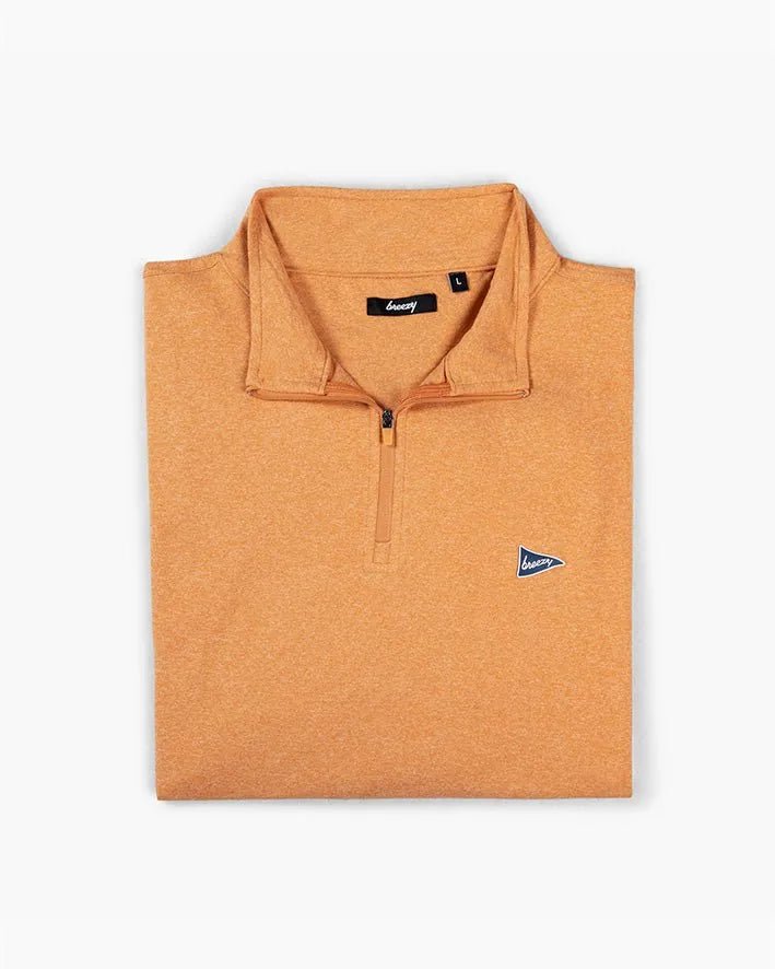 The Gimme Quarter - Zip Horizon Orange - Breezy Golf