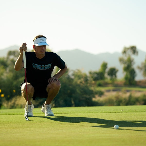 Range Tee Black | Breezy Golf | Performance Golf Apparel