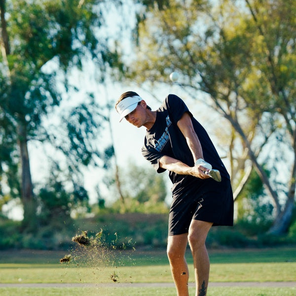 Range Tee Black | Breezy Golf | Performance Golf Apparel