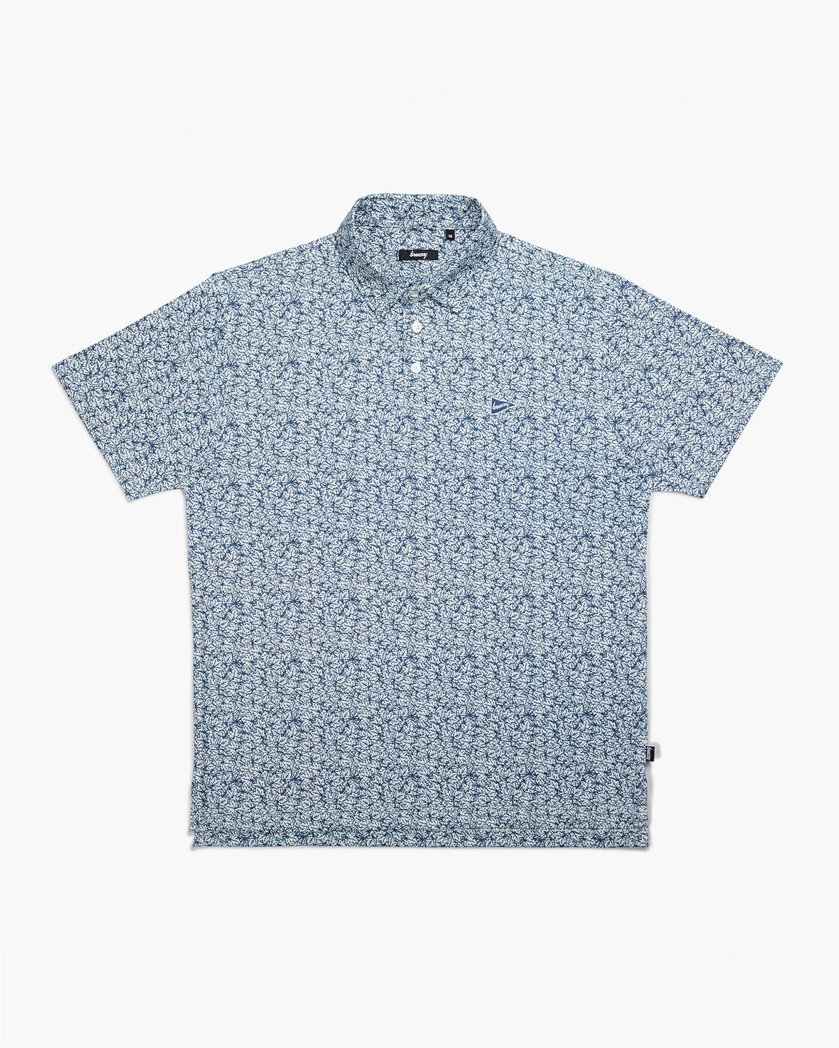 The Raking Leaves Navy Polo - Breezy Golf