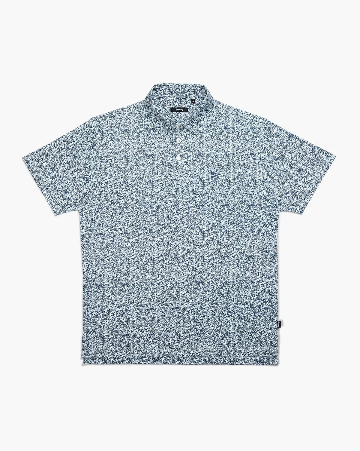 The Raking Leaves Navy Polo | Breezy Golf | Performance Golf Apparel