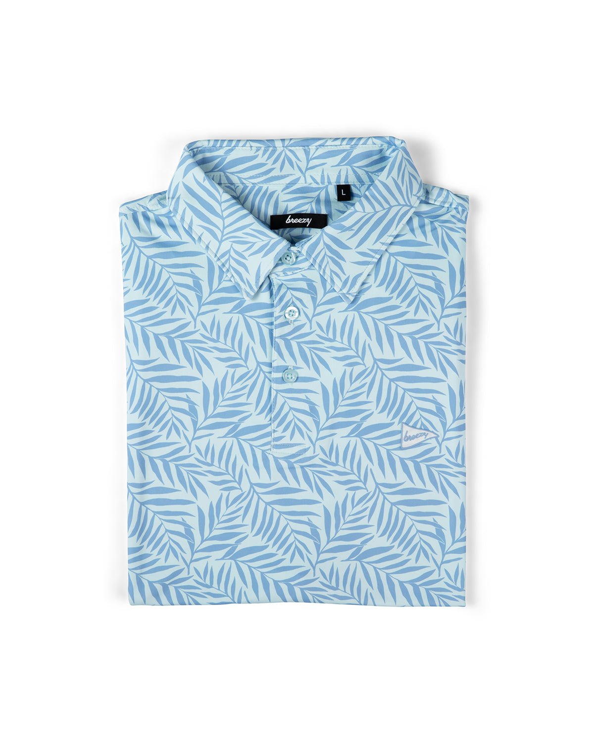 The Resort Retreat Blues Polo | Breezy Golf | Performance Golf Apparel