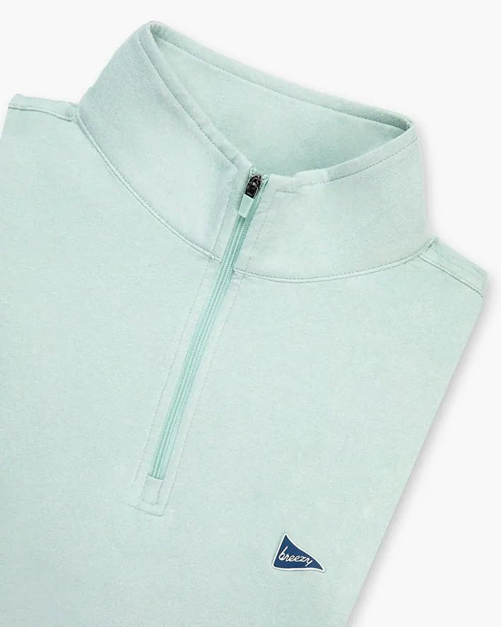 The Gimme Quarter - Zip Sage Green - Breezy Golf