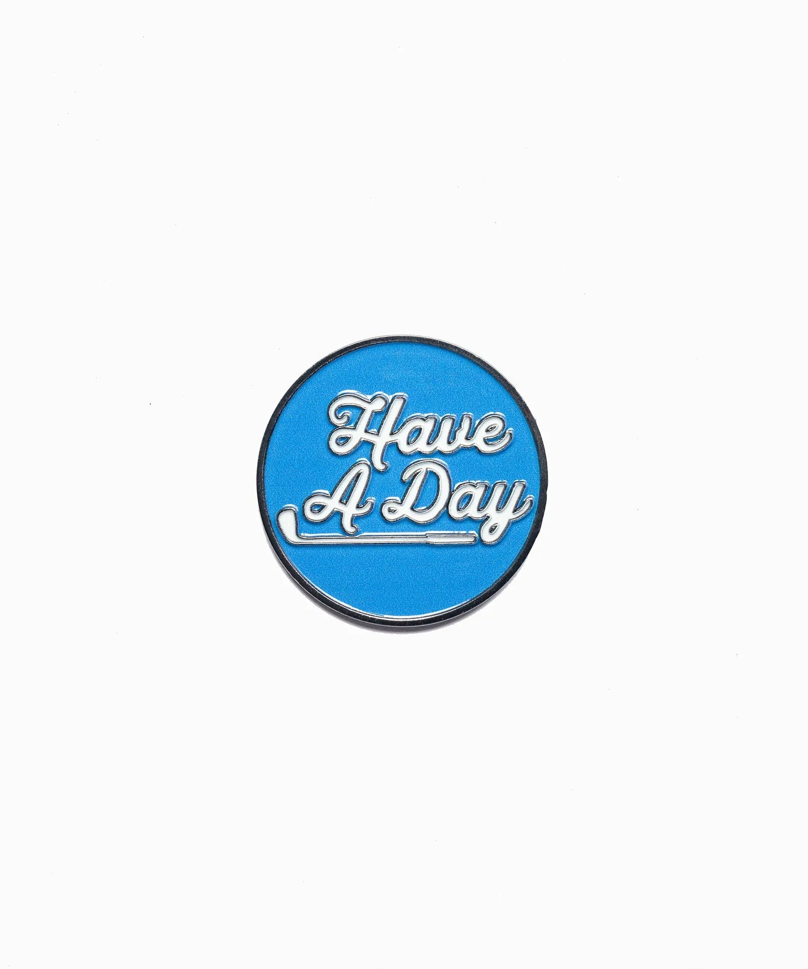 Have a Day Sky Blue & White Ball Marker - Breezy Golf
