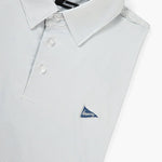 The Striped Grey & Dark Grey Polo - Breezy Golf