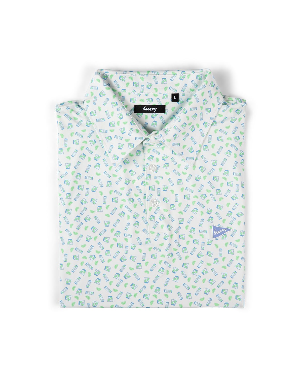 The Vodka Soda Polo | Breezy Golf | Performance Golf Apparel