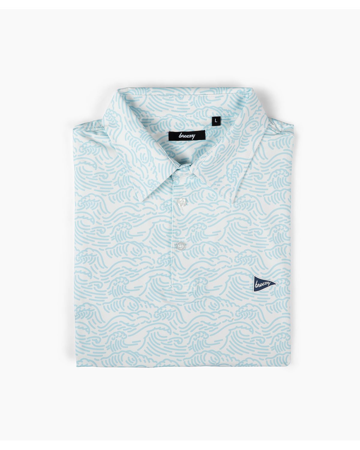 The Crashing Waves Polo - Breezy Golf