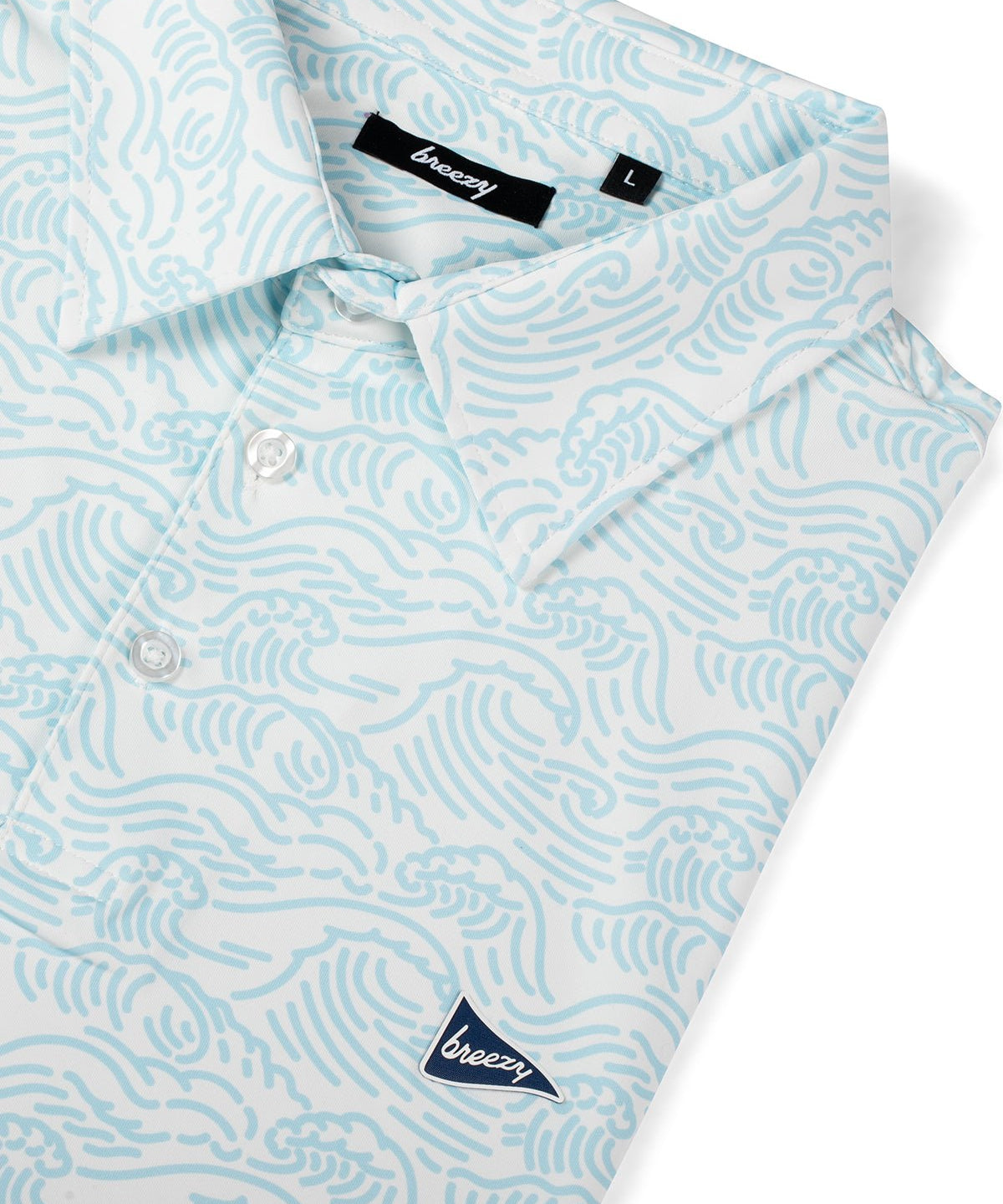 The Crashing Waves Polo - Breezy Golf