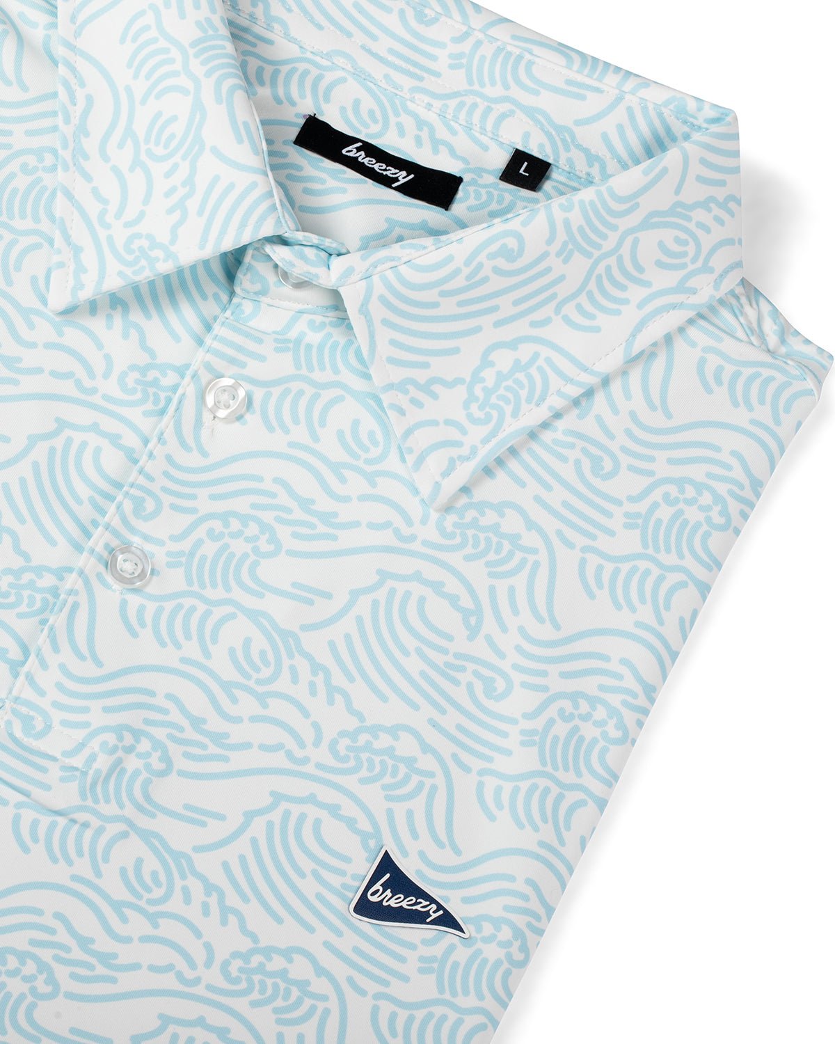 The Crashing Waves Polo - Breezy Golf