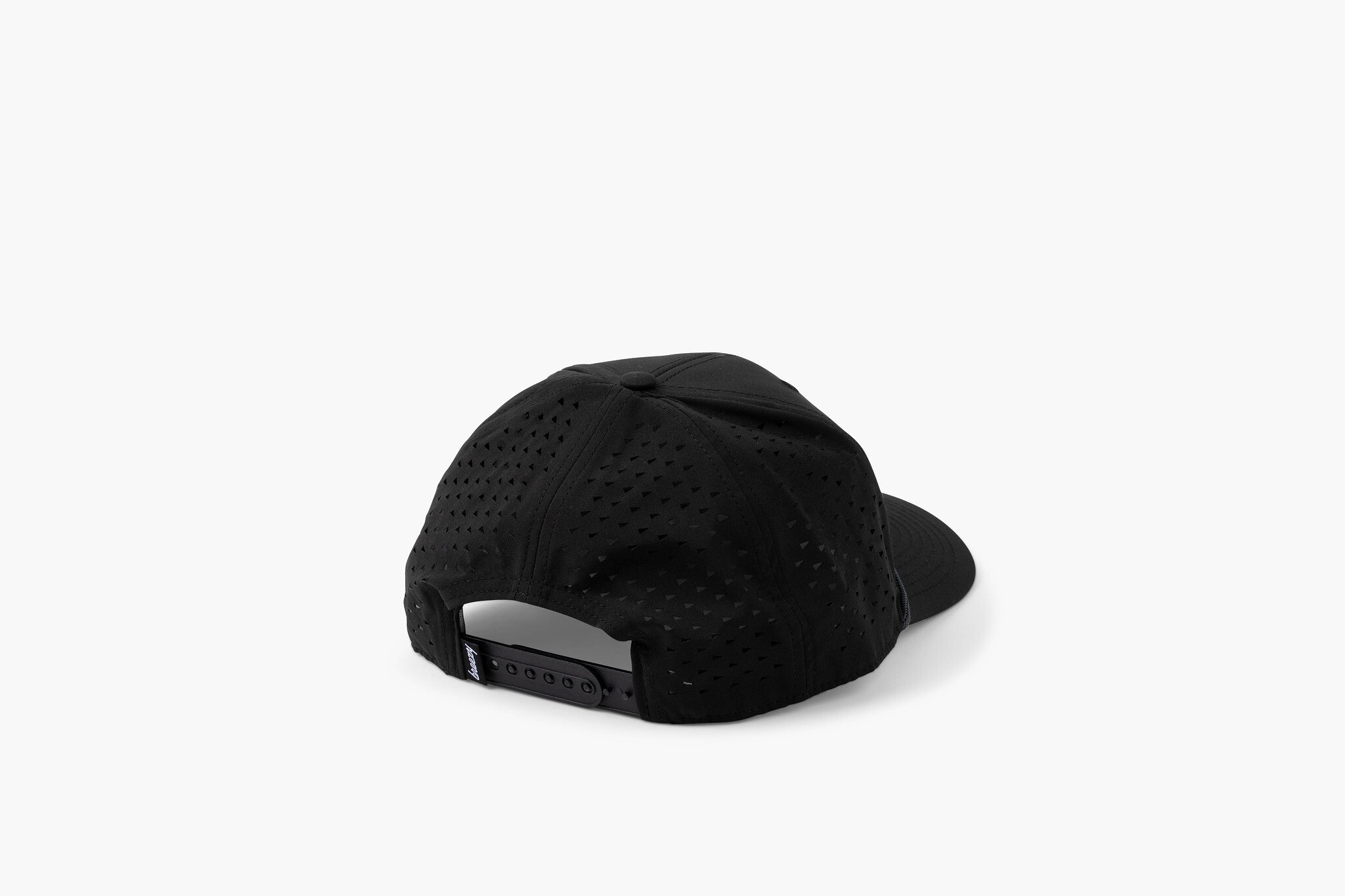 Have A Day Black Perforated Patch Hat | Breezy Golf | Performance Golf Apparel