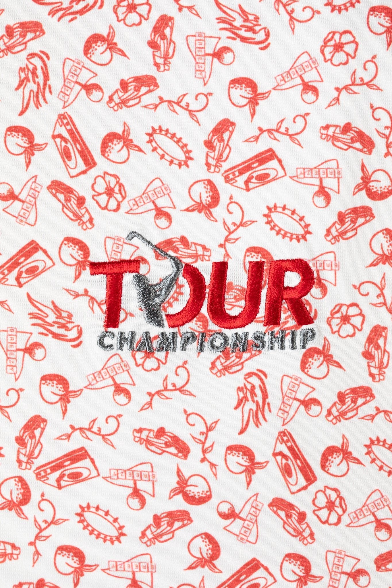 Tour Championship x Breezy The Vintage Peach State Polo Red - Breezy Golf