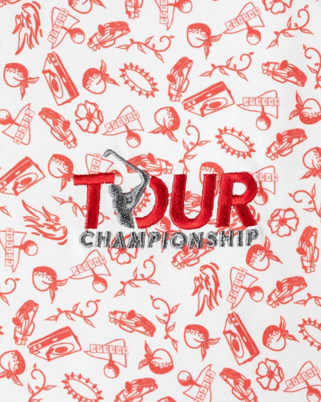 Tour Championship x Breezy The Vintage Peach State Polo Red - Breezy Golf