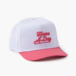 Have A Day White & Pink Rope Hat - Breezy Golf