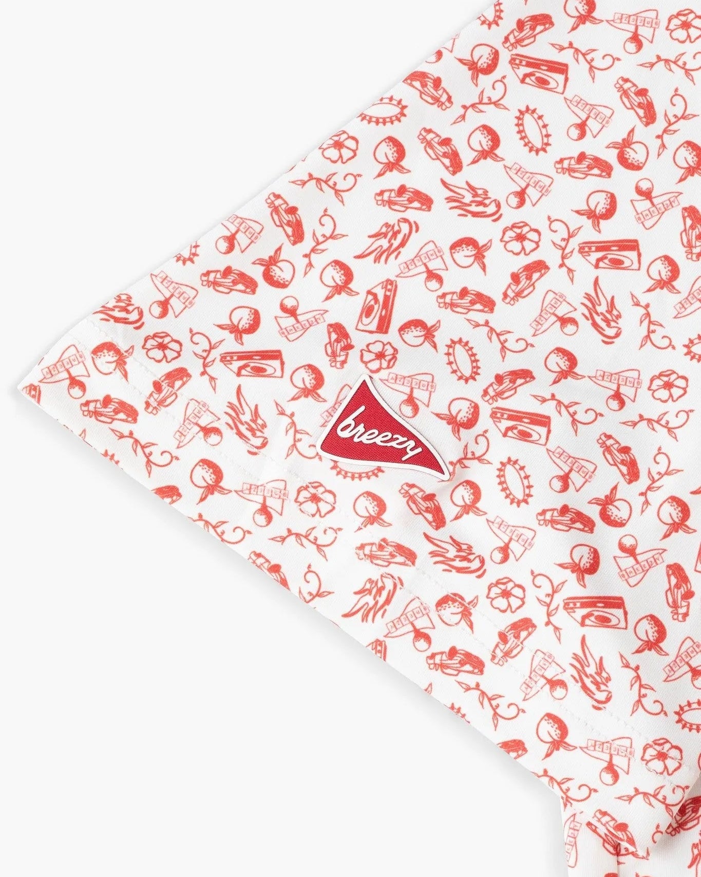 Tour Championship x Breezy The Vintage Peach State Polo Red - Breezy Golf