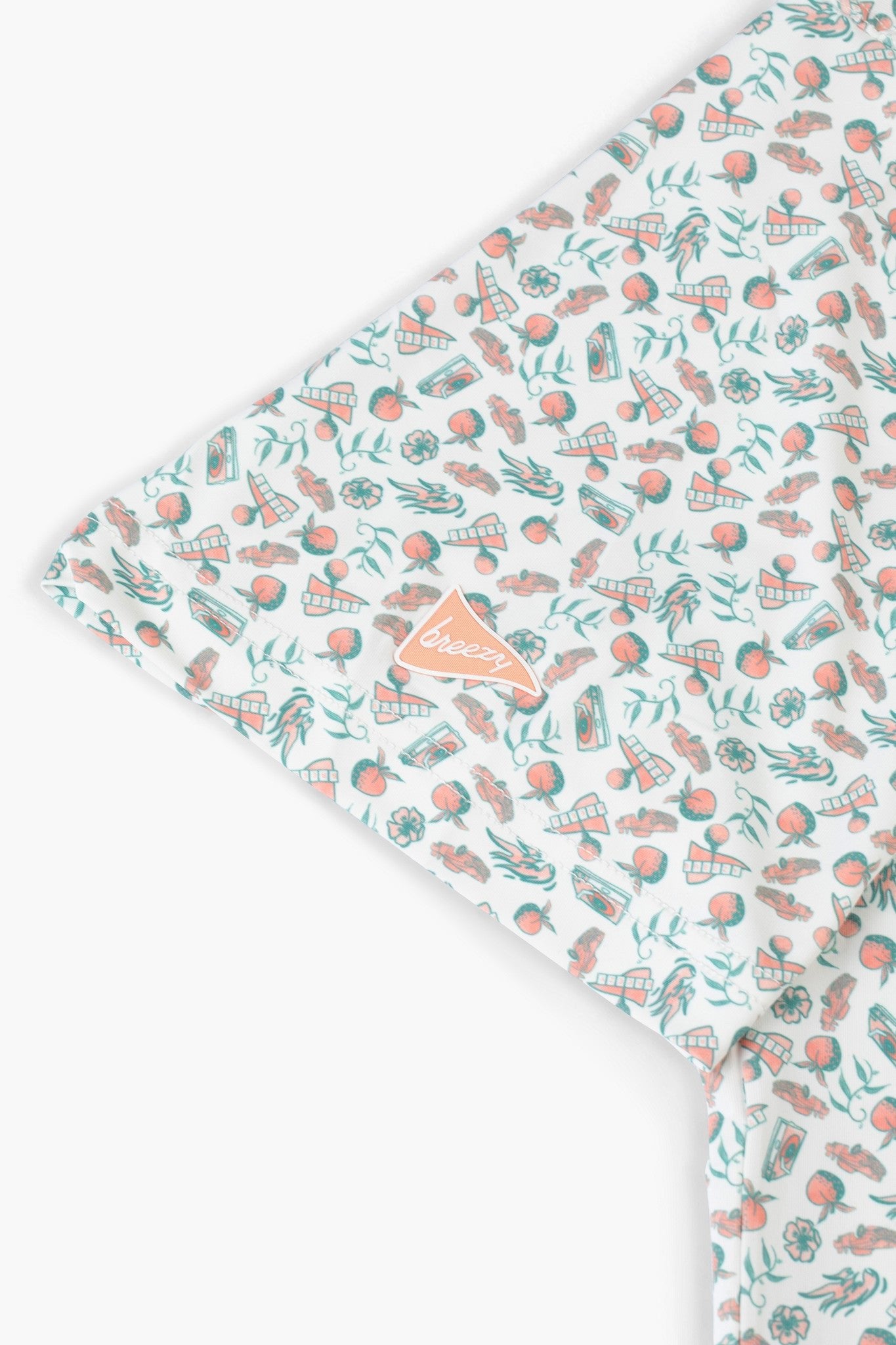 Tour Championship x Breezy The Vintage Peach State Polo Peach - Breezy Golf
