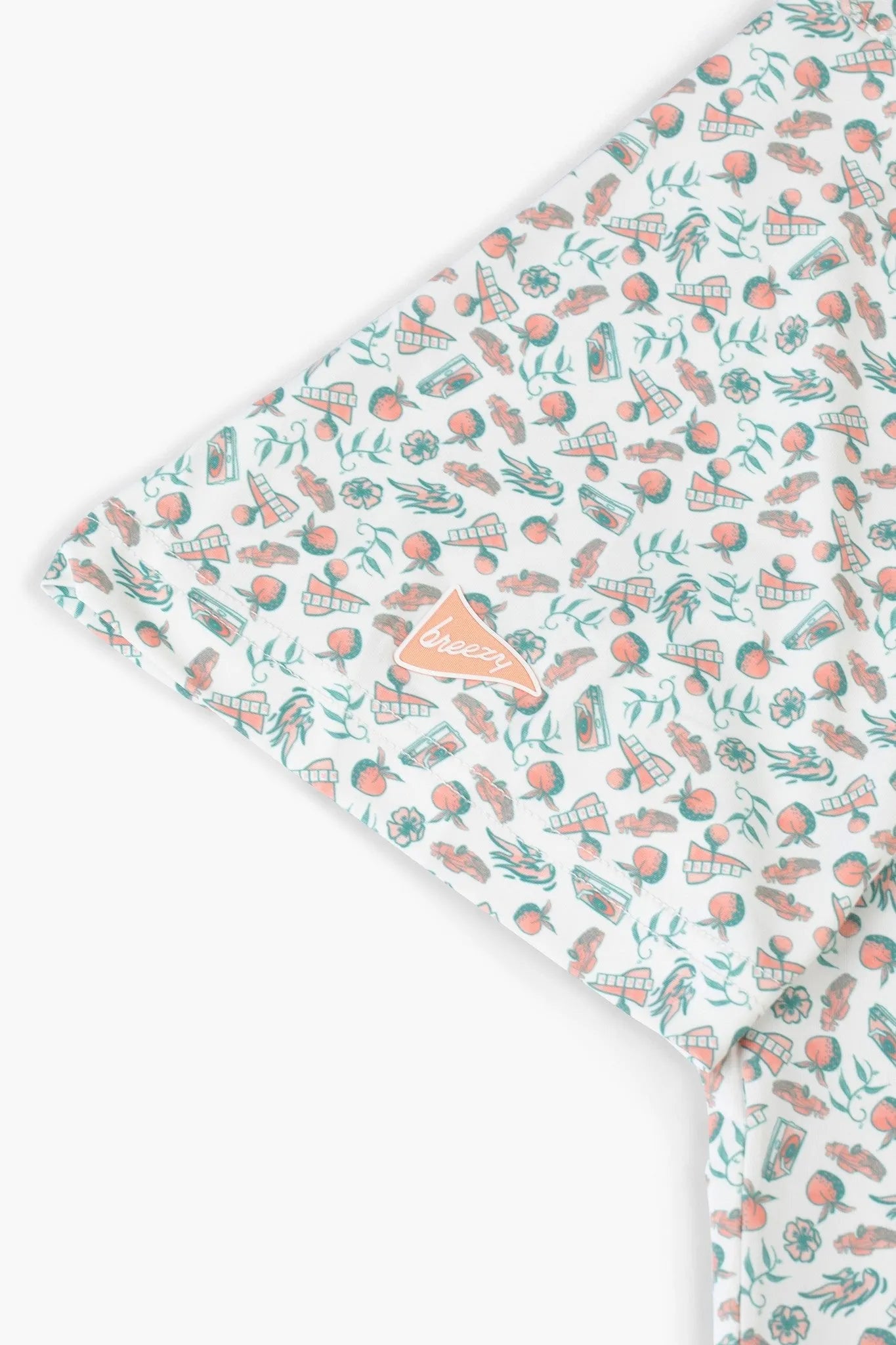 Tour Championship x Breezy The Vintage Peach State Polo Peach | Breezy Golf | Performance Golf Apparel