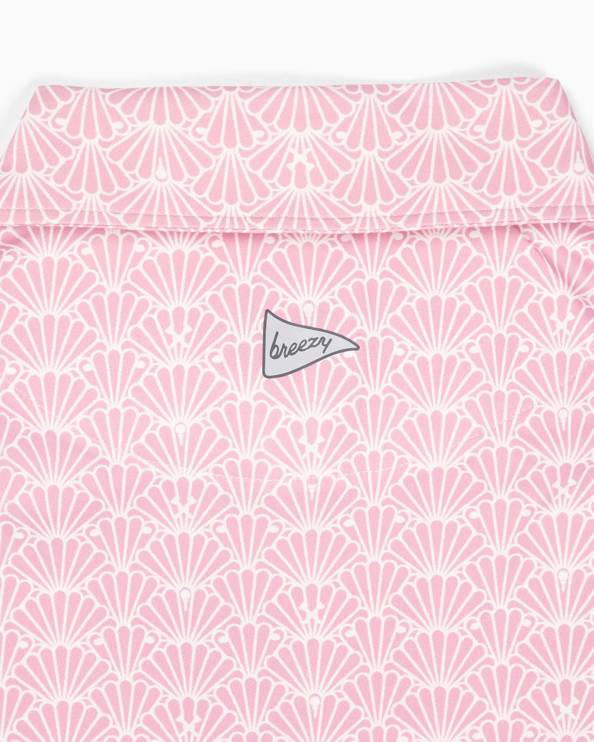 The Seamless Shells Polo | Breezy Golf | Performance Golf Apparel