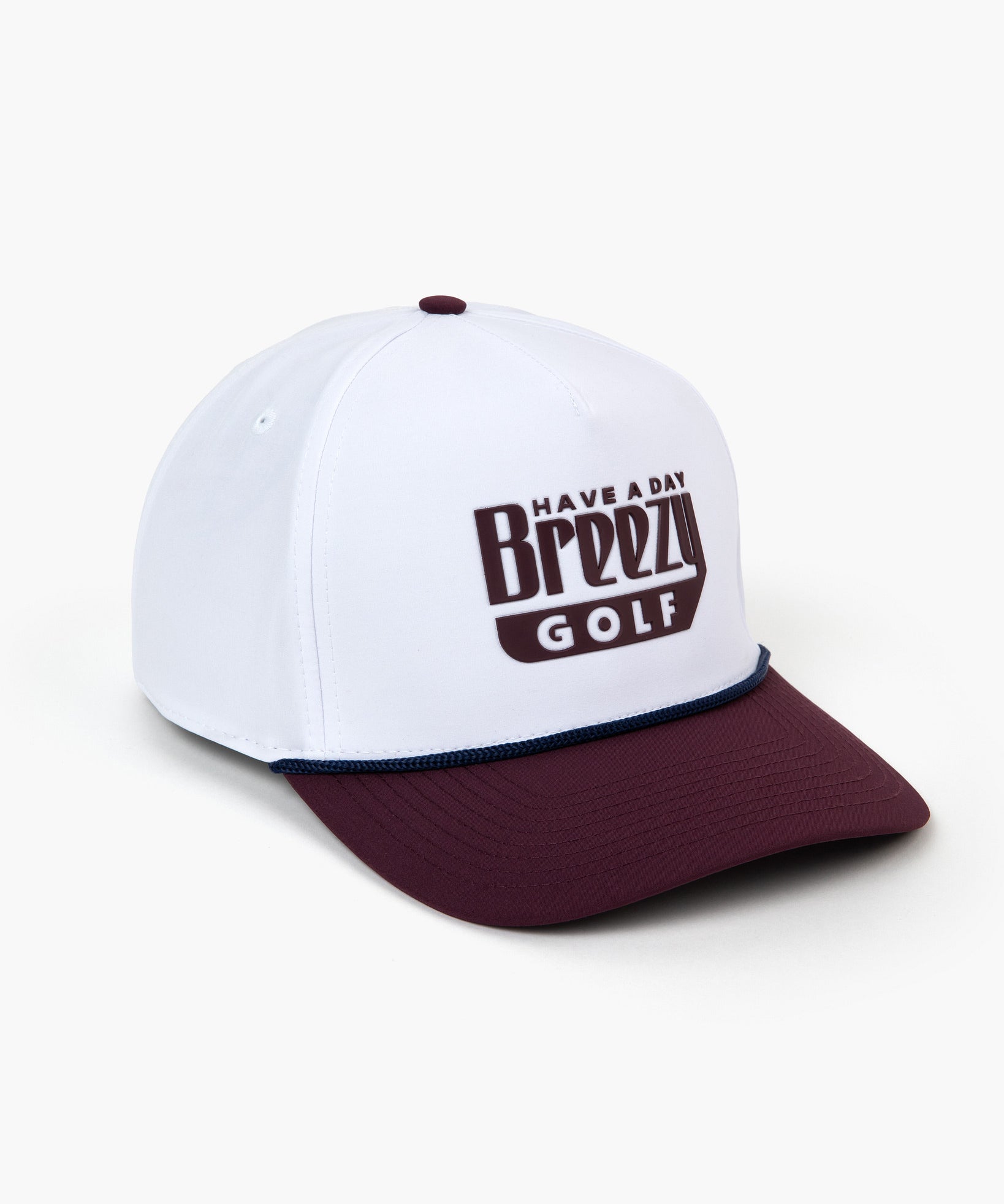 The Homecoming Rope Hat Maroon - Breezy Golf