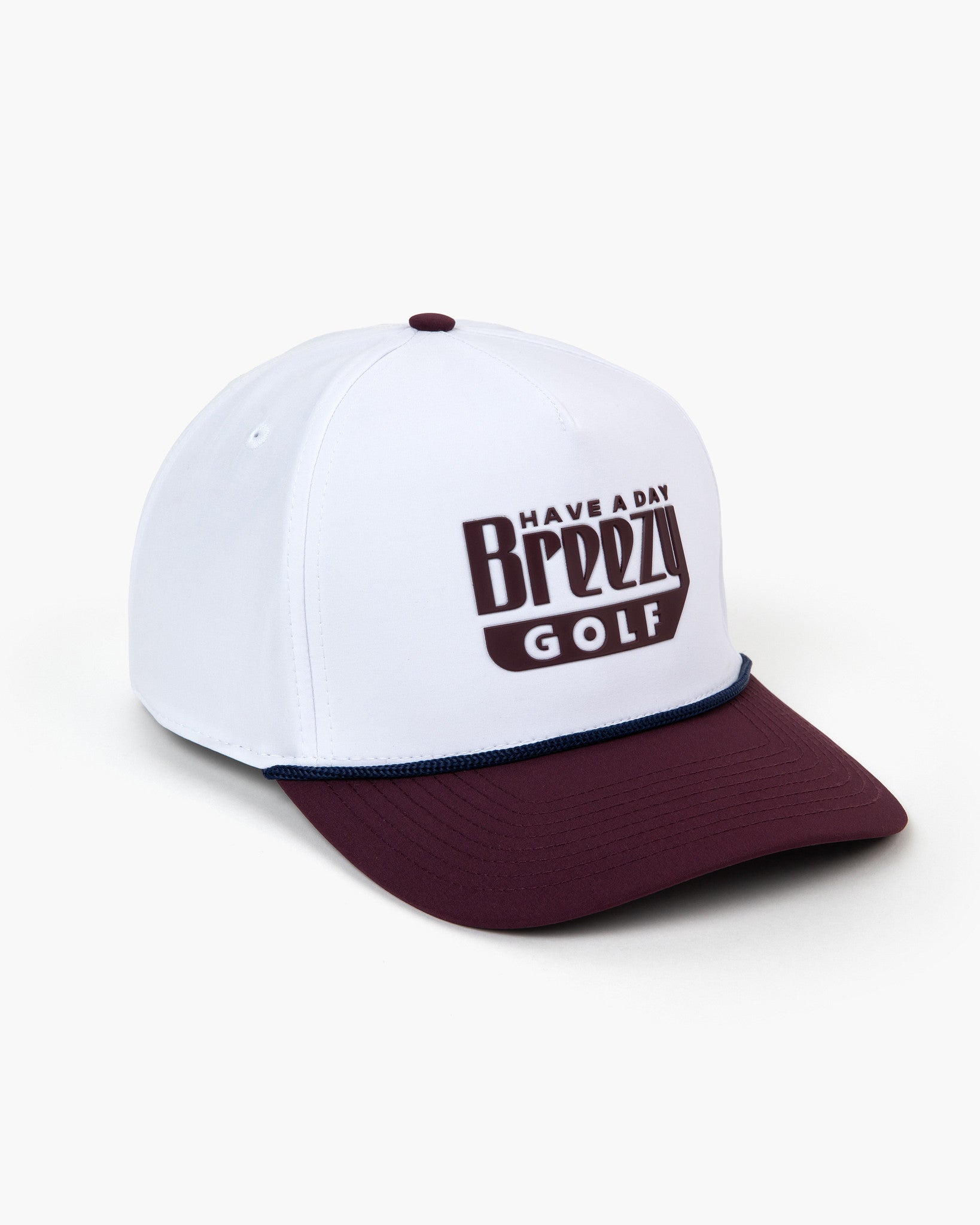 The Homecoming Rope Hat Maroon - Breezy Golf