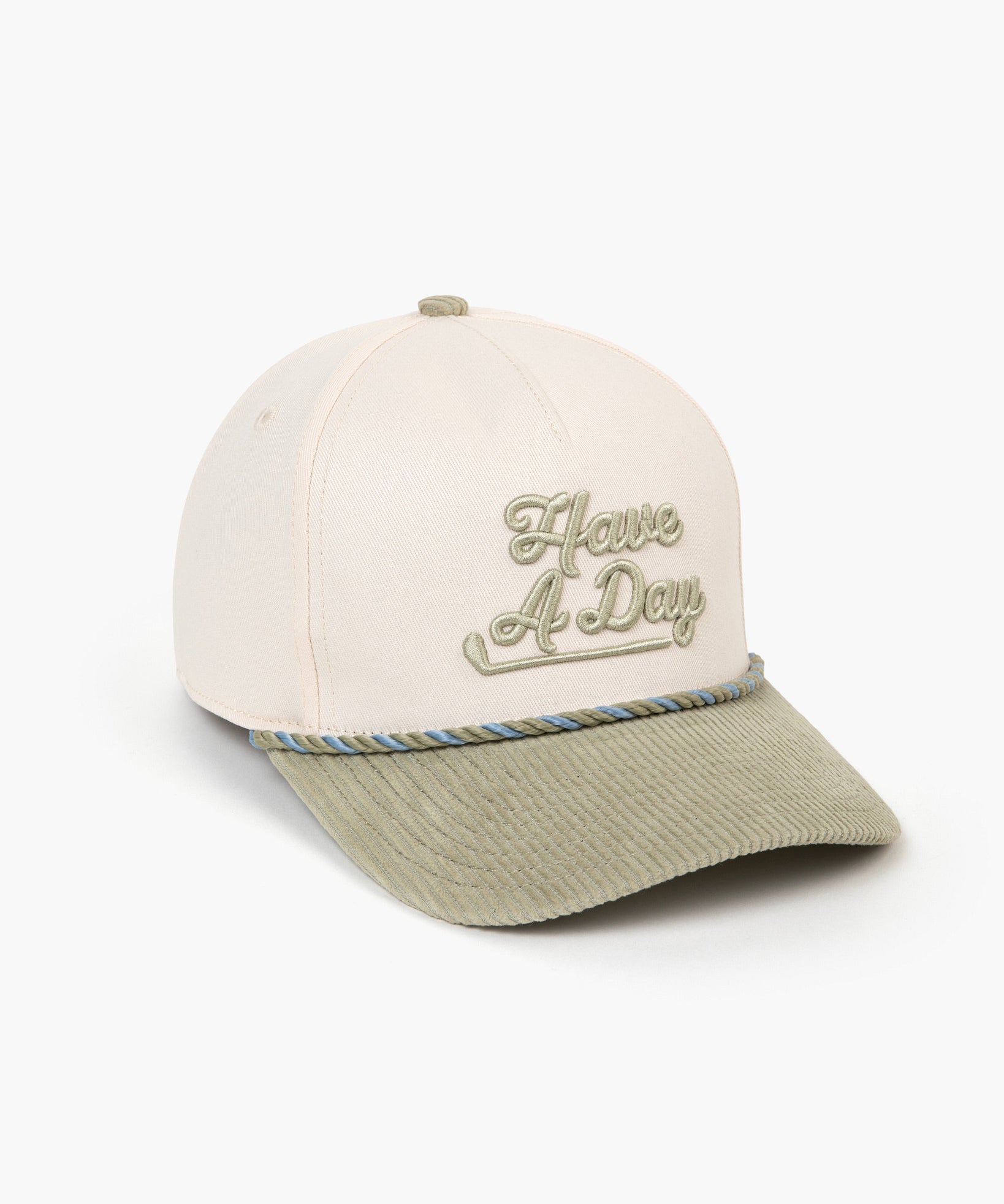 Have A Day Rope Hat Olive - Breezy Golf