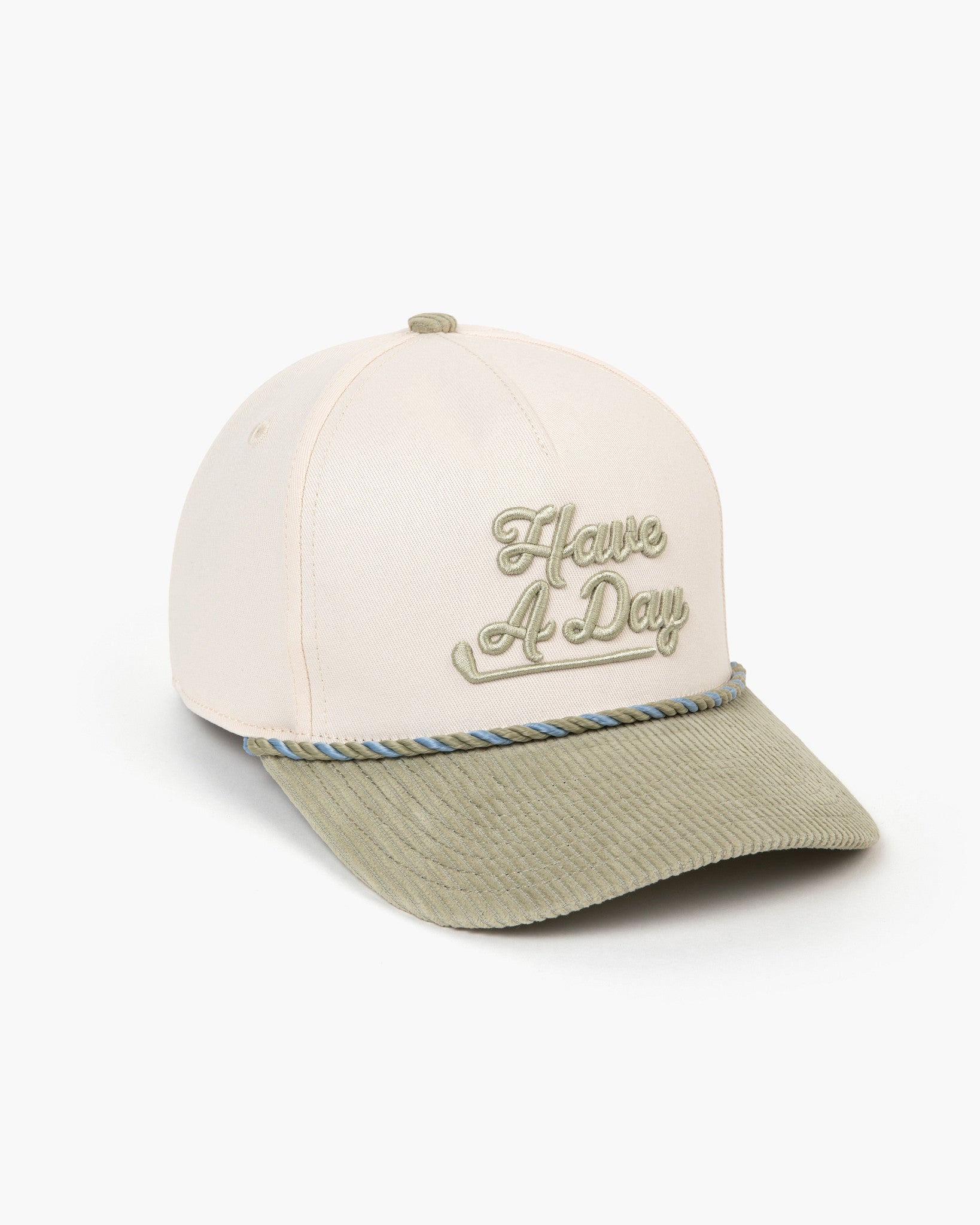 Have A Day Rope Hat Olive - Breezy Golf