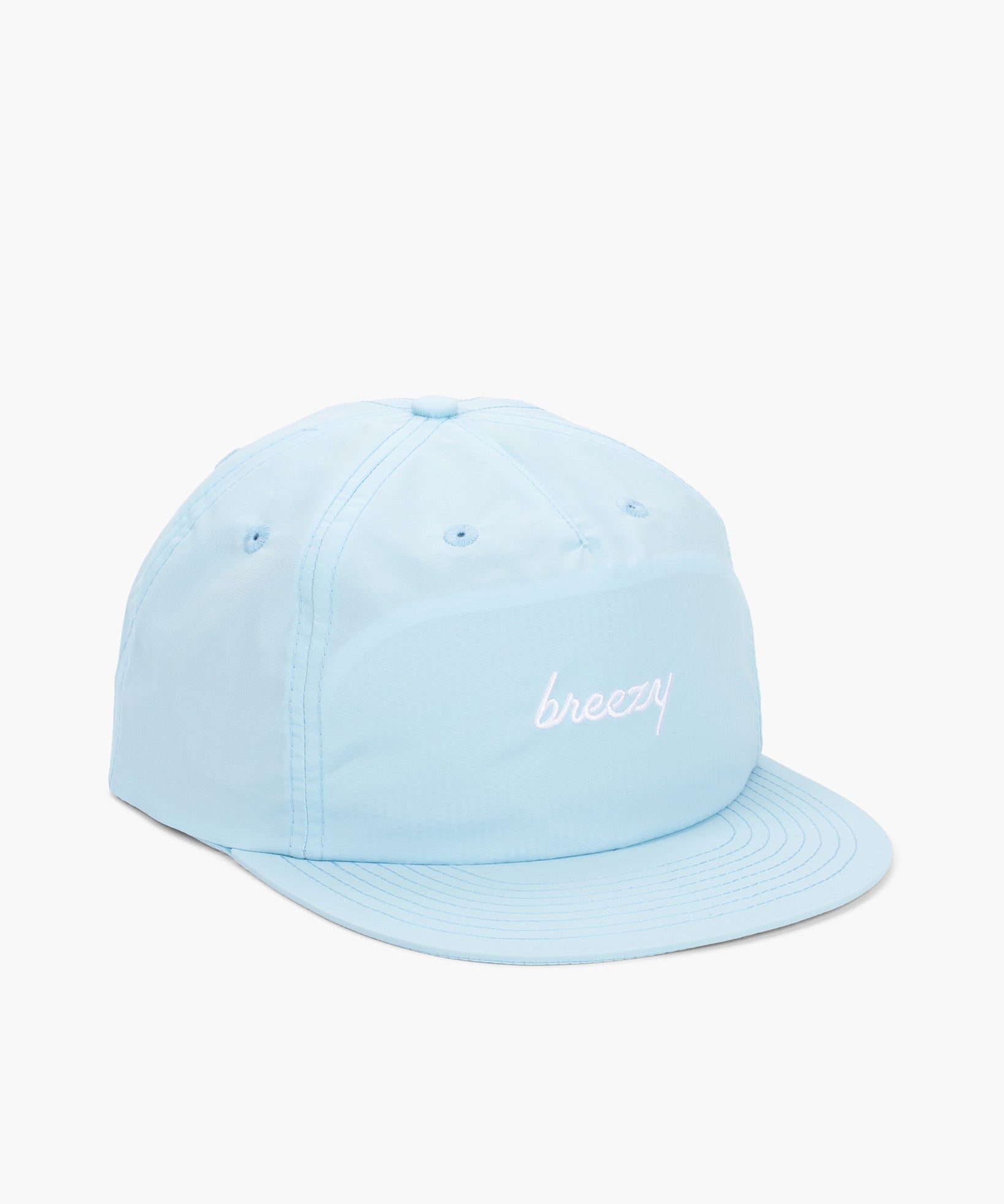 Breezy Script Surf Cap Light Blue Hat - Breezy Golf