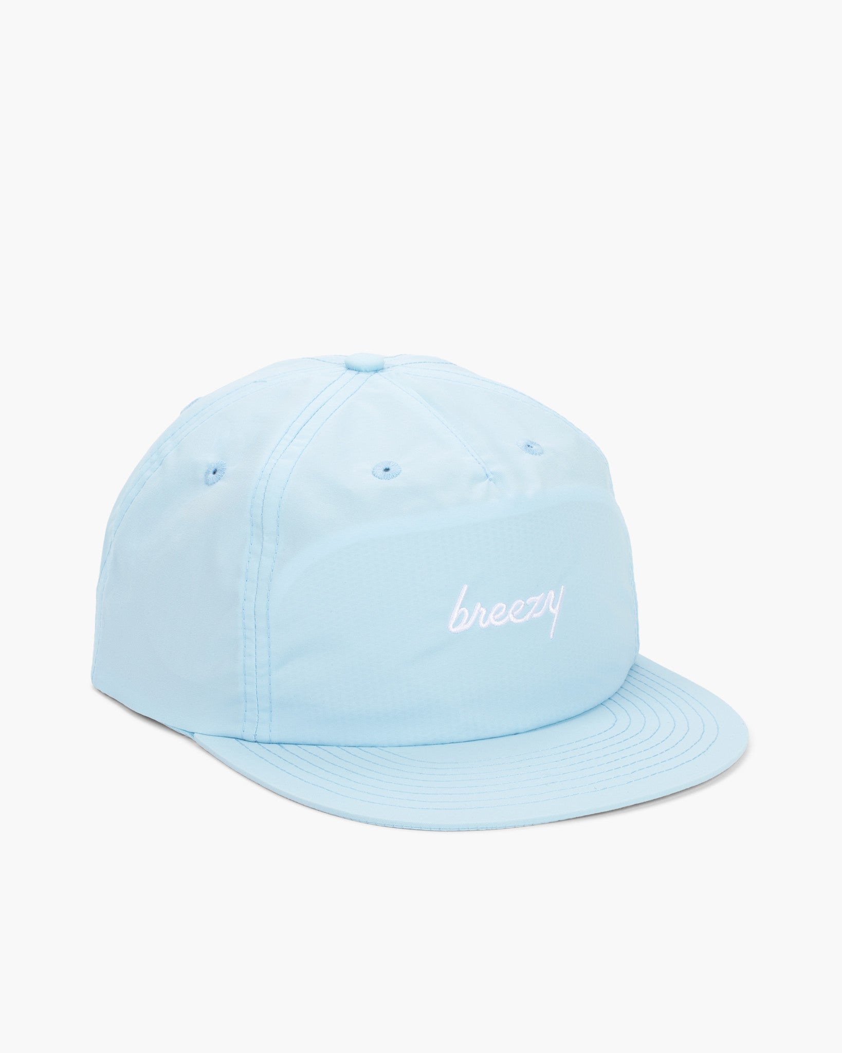 Breezy Script Surf Cap Light Blue Hat - Breezy Golf