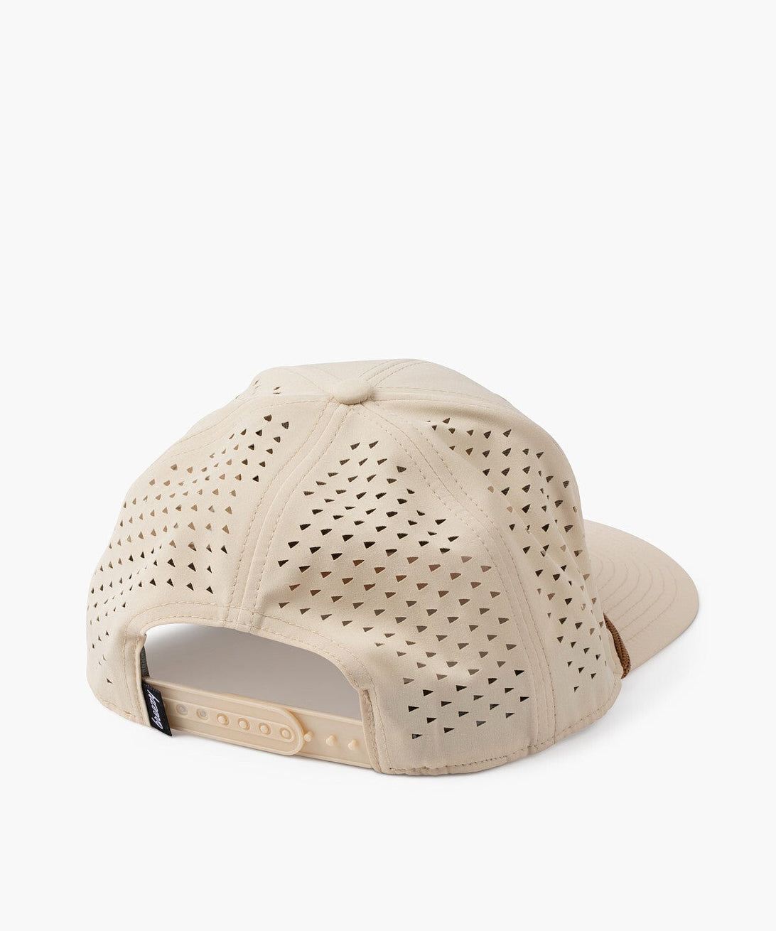 Have A Day Perforated Patch Hat Tan