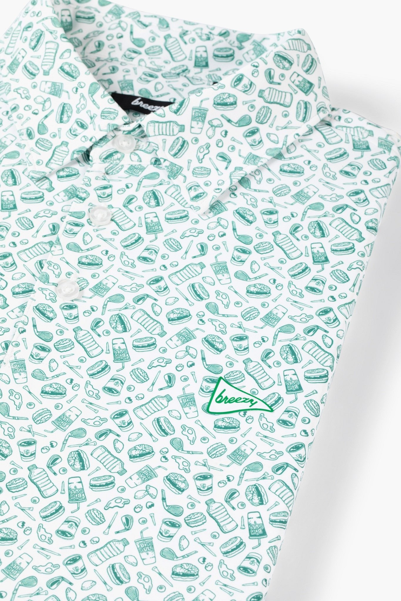 7-Eleven x Breezy The Breakfast Bites Polo | Breezy Golf | Performance Golf Apparel