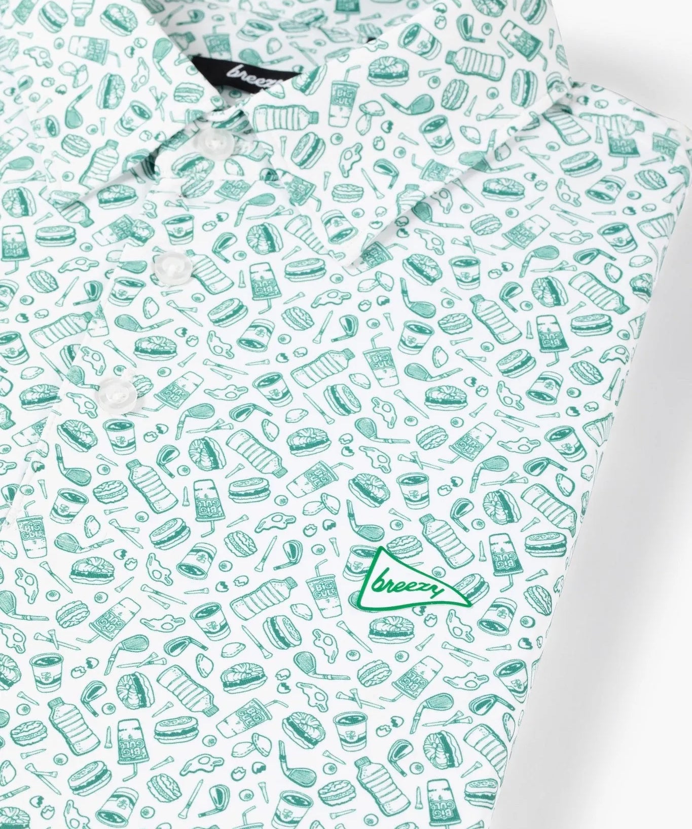 7 - Eleven x Breezy The Breakfast Bites Polo - Breezy Golf