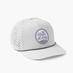 Have A Day Perforated Patch Hat Grey - Breezy Golf