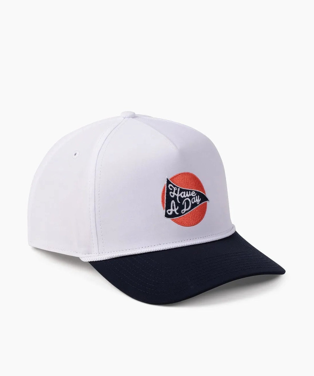 Have A Day Drink Rope Hat White & Navy - Breezy Golf