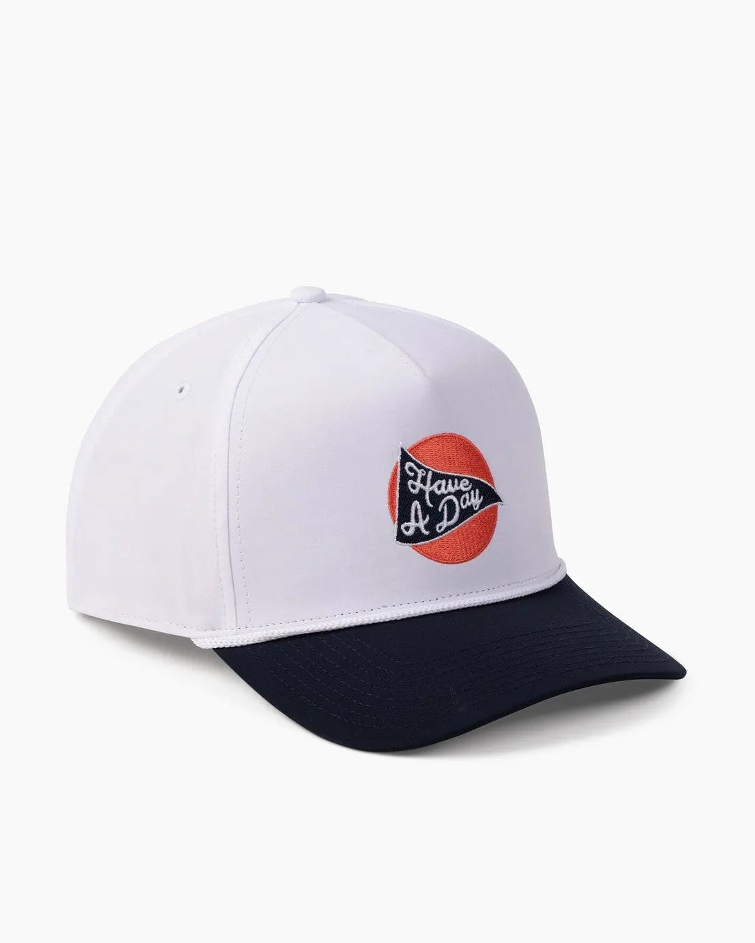 Have A Day Drink Rope Hat White & Navy - Breezy Golf