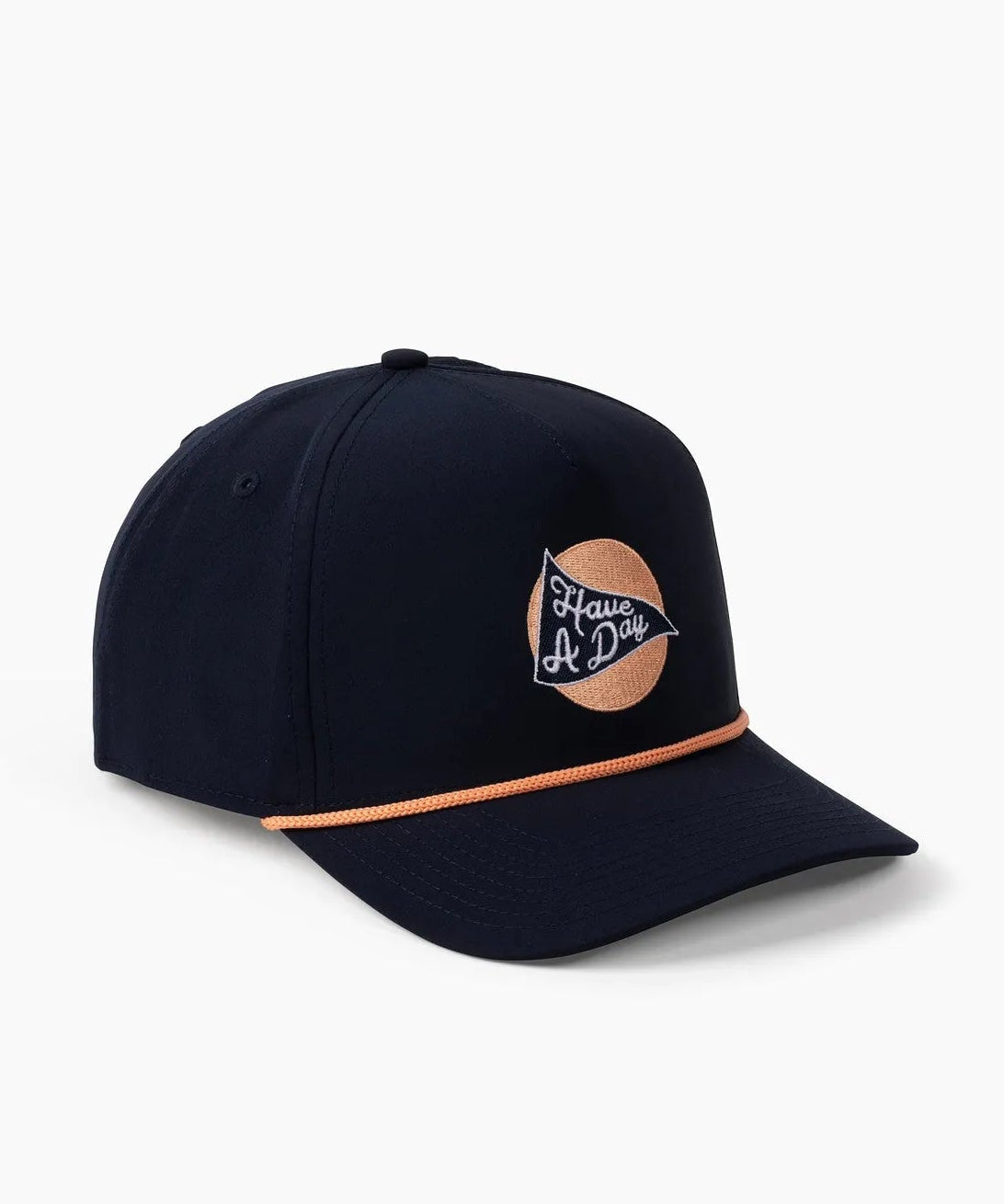 Have A Day Navy & Peach Drink Rope Hat - Breezy Golf