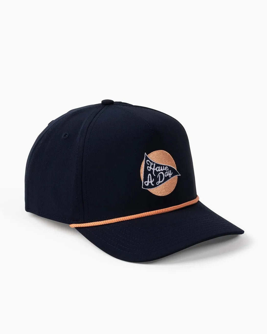 Have A Day Navy & Peach Drink Rope Hat - Breezy Golf