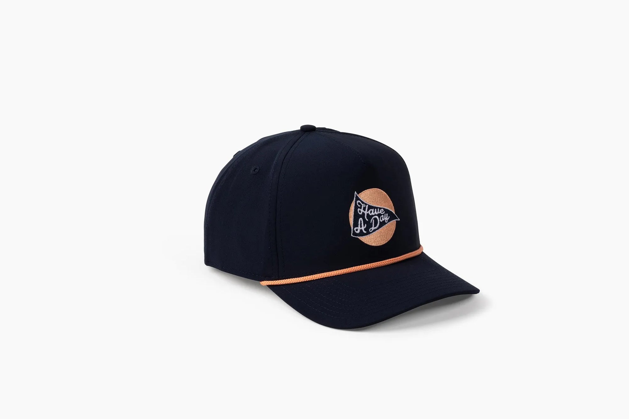Have A Day Navy & Peach Drink Rope Hat - Breezy Golf