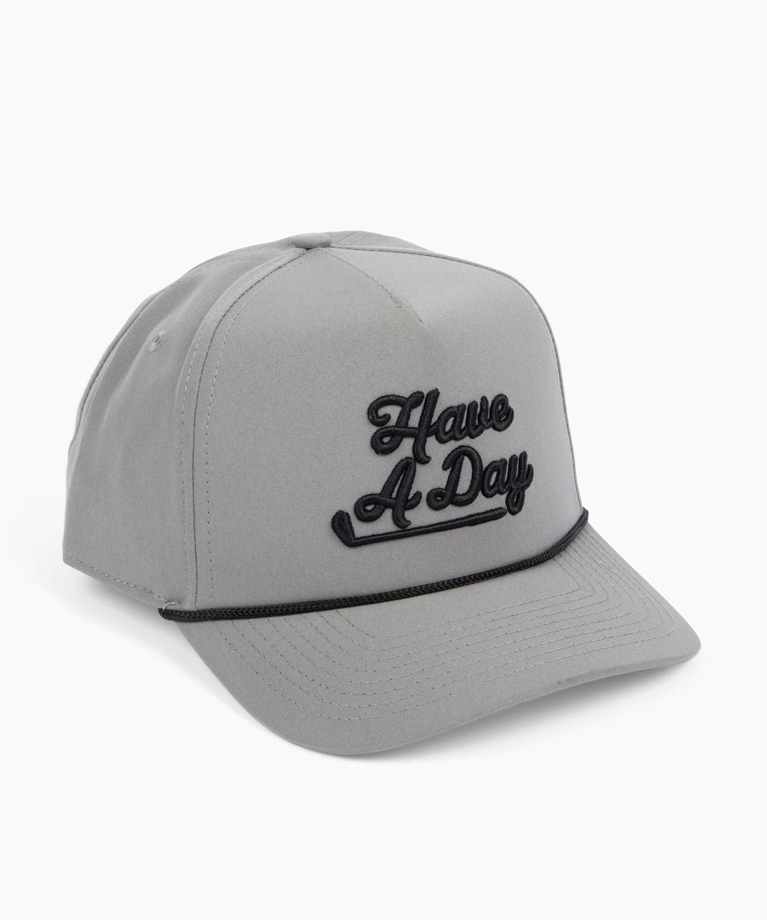 Have a Day Gray Rope Hat - Breezy Golf