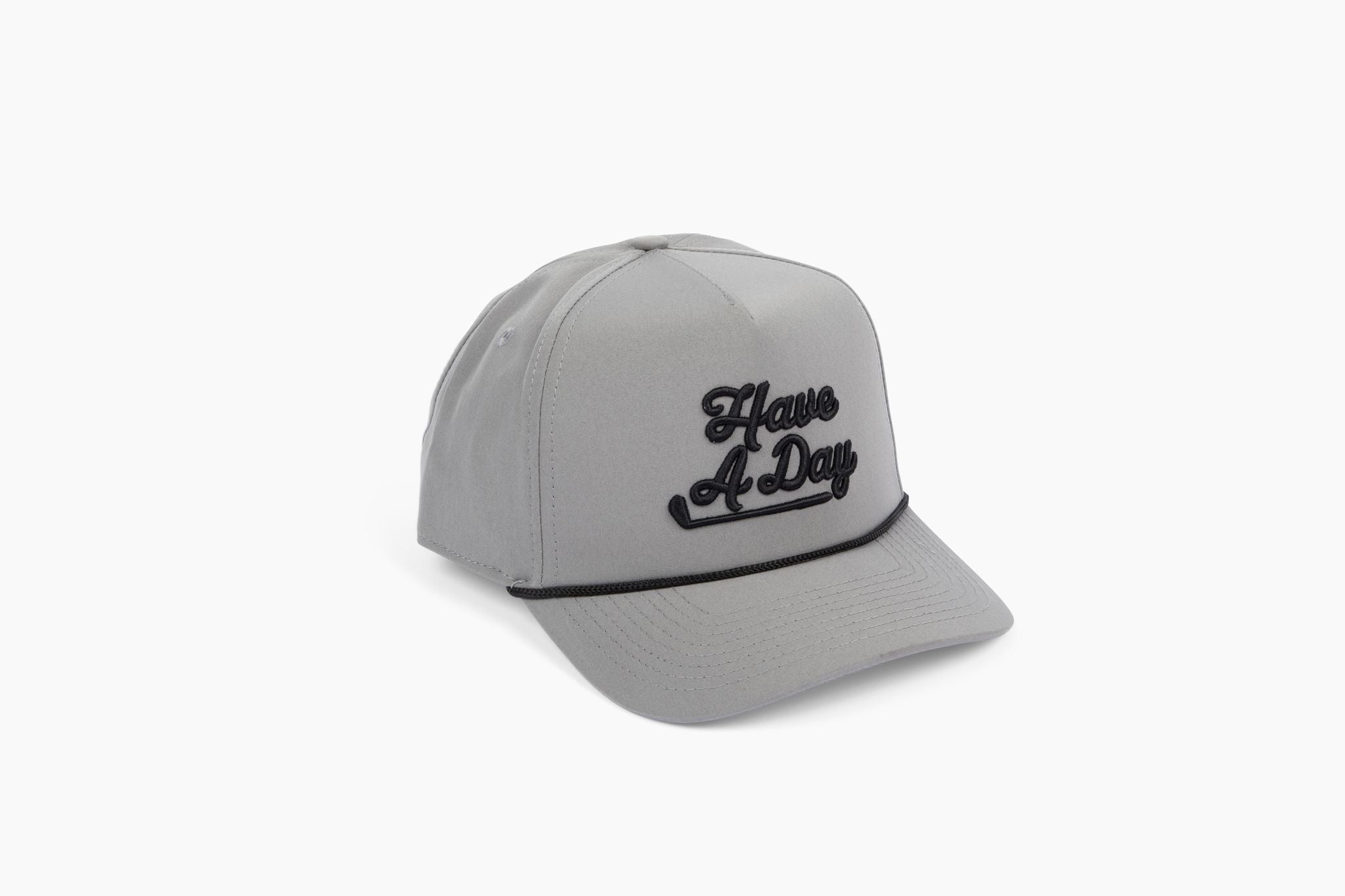 Have a Day Gray Rope Hat | Breezy Golf | Performance Golf Apparel