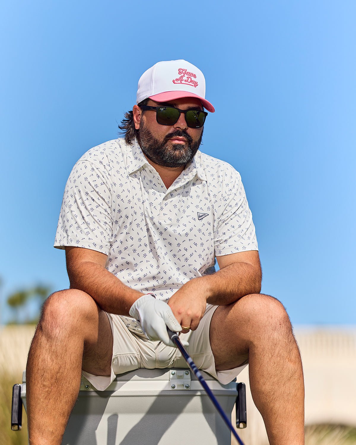 The Windy Lavender Polo - Breezy Golf