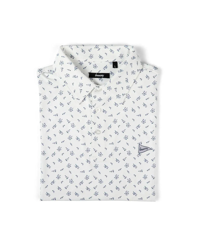 The Windy Lavender Polo Shirt for Men | Breezy Golf