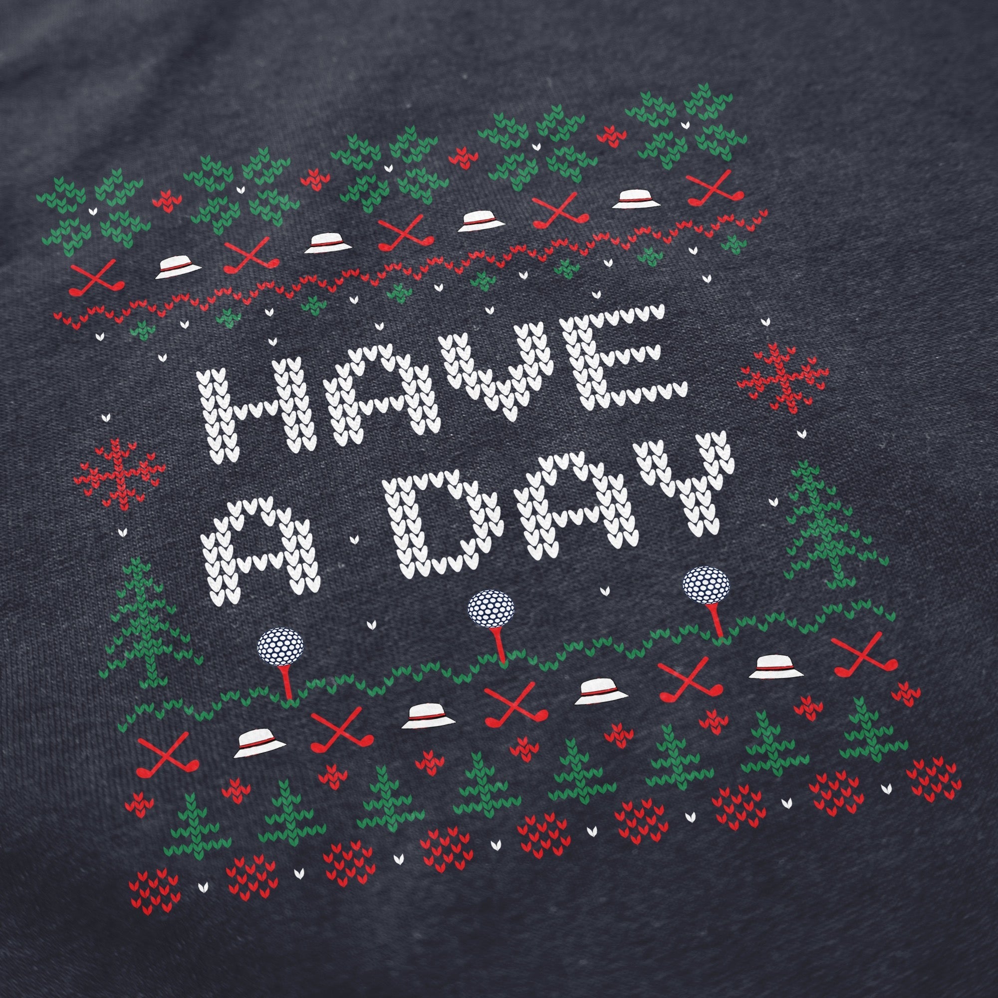 The Have a Day Holiday Crewneck | Breezy Golf | Performance Golf Apparel